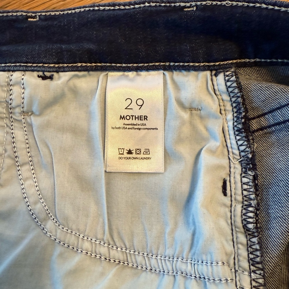 MOTHER Blue Flare & Wide Leg Jeans - Picture 9 of 9
